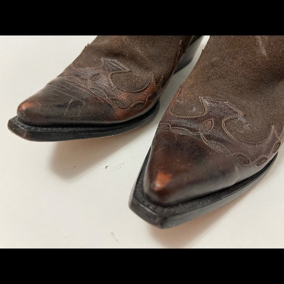 Mexican handmade leather boots Size 8 - Picture 10 of 16